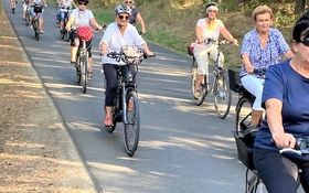 Gruppe Radfahrer on Tour