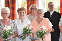 Gruppenfoto 40jährige Mitgliedschaft Frauenbund Grafenwöhr