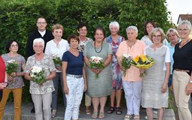 Gruppenbild Ehrungen Frauenbund Grafenwöhr