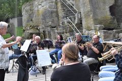 Posaunenchor Neustadt am Kulm auf der Naturbühne am Schönberg