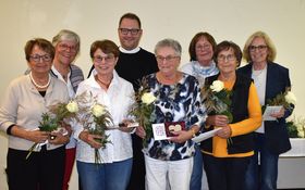 Geehrte Mitglieder Frauenbund Grafenwöhr für 40 Jahre