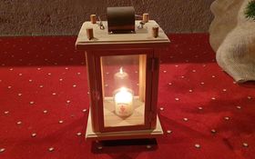 Laterne mit dem Licht aus Bethlehem