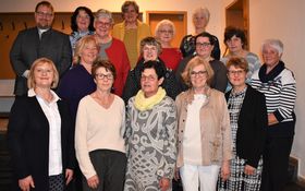 Gruppenfoto der neu gewählten Vorstandschaft des Frauenbundes Grafenwöhr
